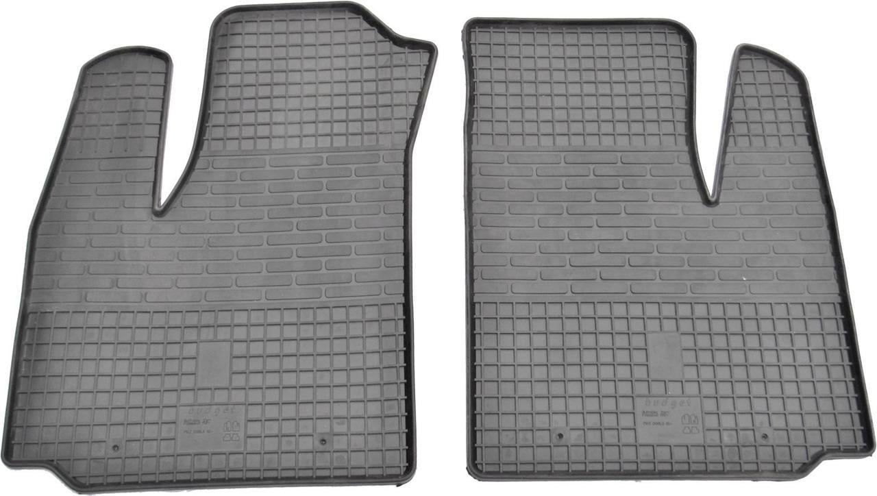 Коврики автомобильные в салон Budget Fiat Doblo с 01-10 г.в. 2 шт. Черный (15293177)