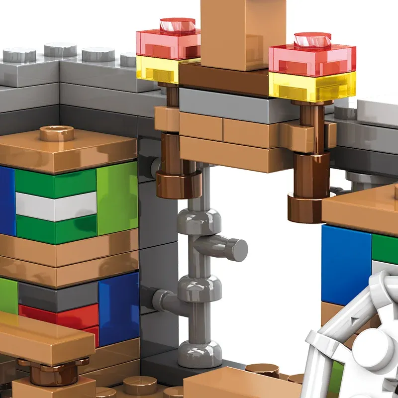 Конструктор Minecraft My World Портал в край з фігурками для дітей 437 дет. - фото 10 Конструктор Minecraft My World Портал в край з фігурками для дітей 437 дет. - фото 10