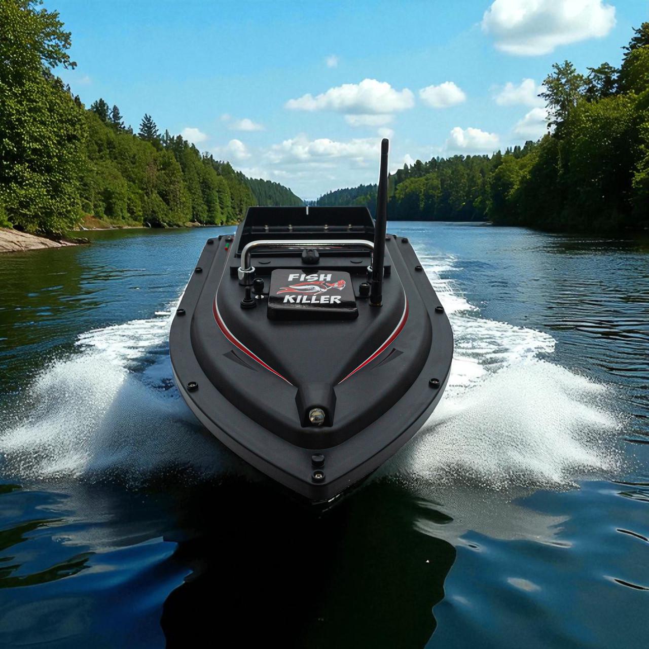 Човник для завезення підгодовування Fish Killer Ghost з GPS 16 позицією до 2 кг круїз-контроль автопілот до 500 м (2667664524) - фото 2 Човник для завезення підгодовування Fish Killer Ghost з GPS 16 позицією до 2 кг круїз-контроль автопілот до 500 м (2667664524) - фото 2