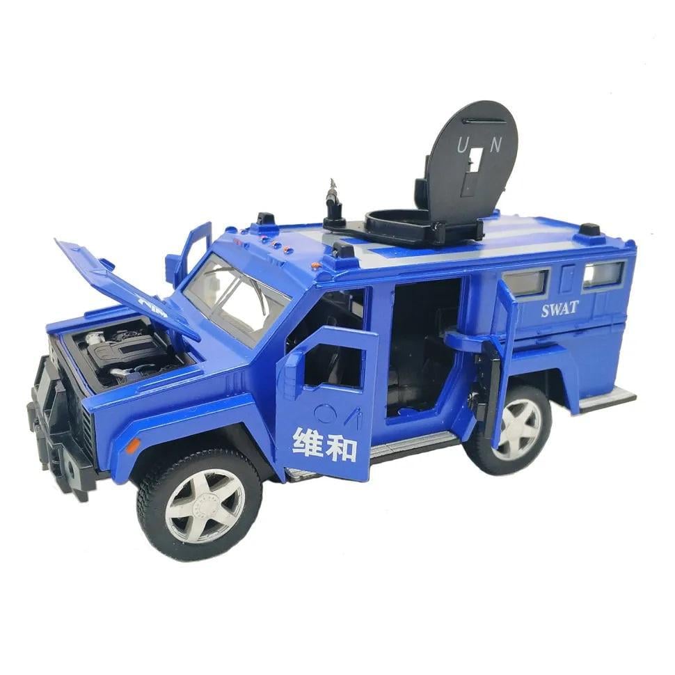 Машина метал АВТОПРОМ Swat 6623 1:32 Синій Машина метал АВТОПРОМ Swat 6623 1:32 Синій