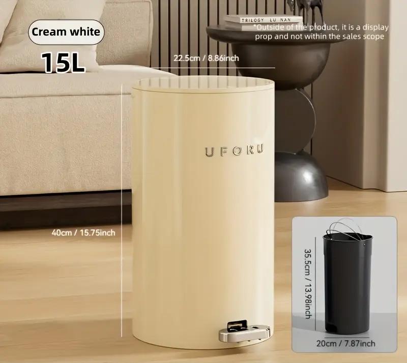 Відро для сміття Uforu B3040-3 15 л (B3040-3) - фото 4 Відро для сміття Uforu B3040-3 15 л (B3040-3) - фото 4