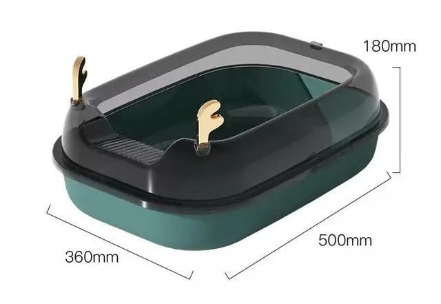 Туалет для кішок ELE PET з лопаткою 36x50x18 см Зелений (1736461262) - фото 10 Туалет для кішок ELE PET з лопаткою 36x50x18 см Зелений (1736461262) - фото 10