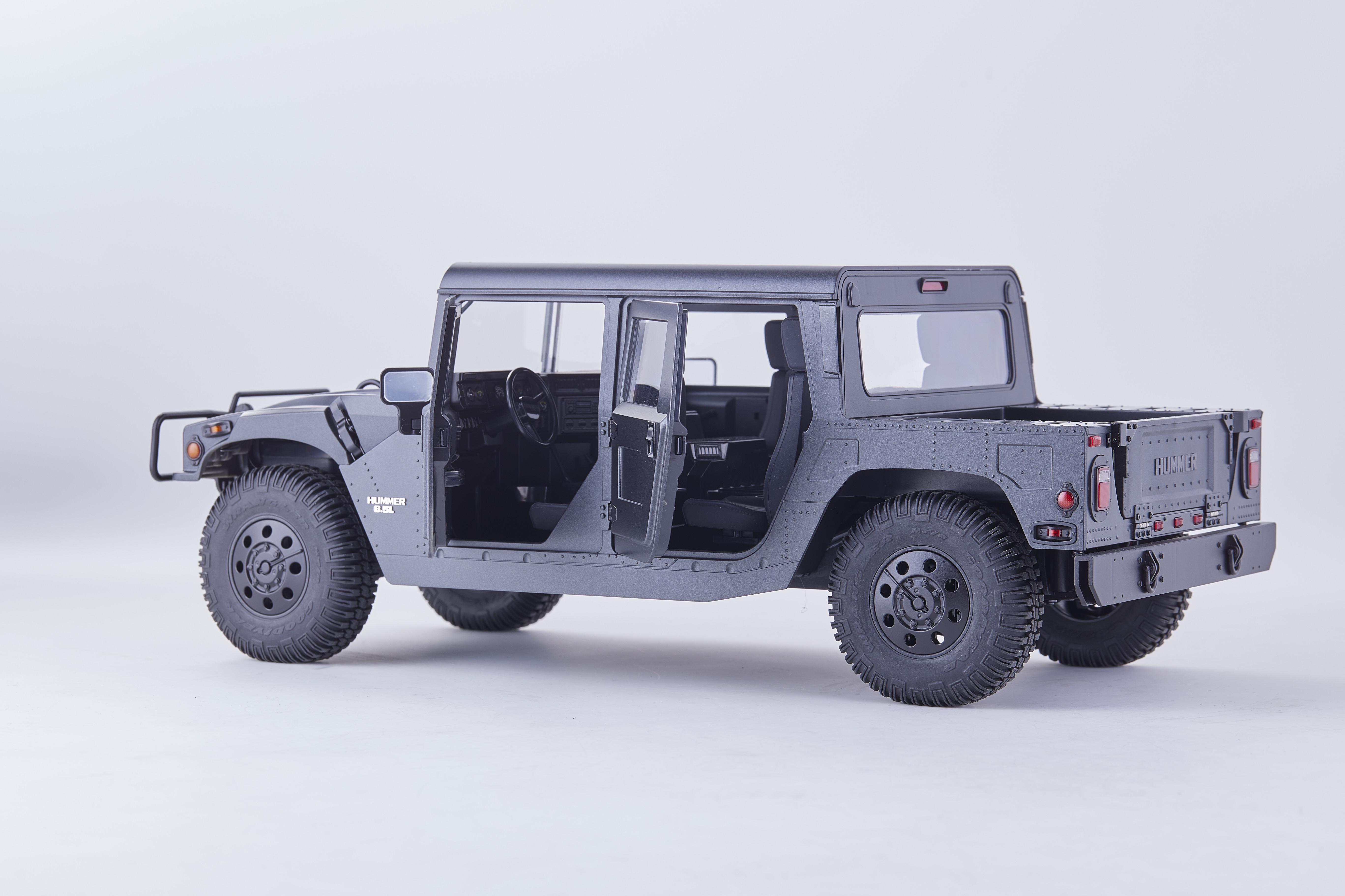 Машинка на радиоуправлении FMS 1:12 HUMMER RS Black - фото 7 Машинка на радиоуправлении FMS 1:12 HUMMER RS Black - фото 7