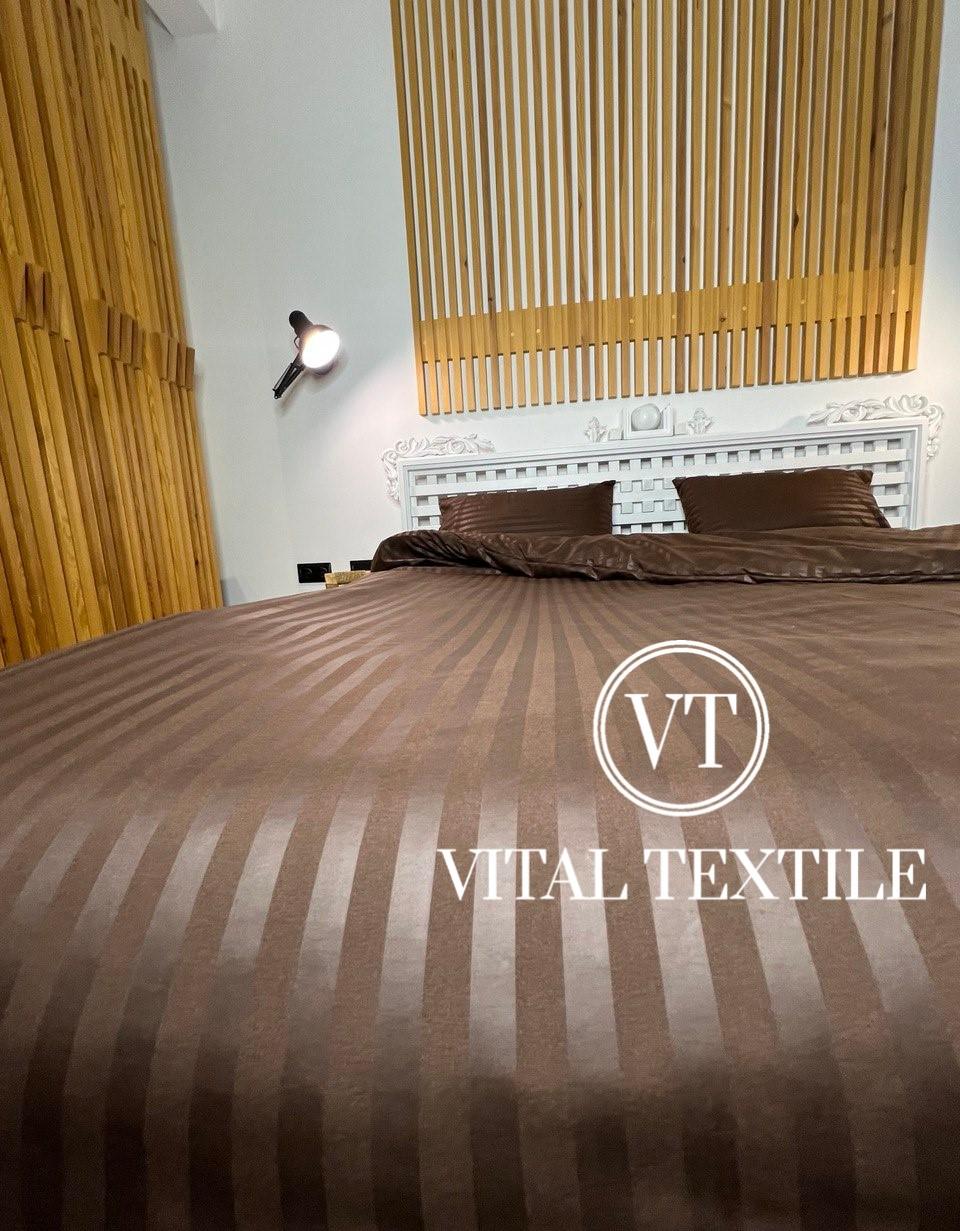 Комплект постільної білизни Vital Textile SP-9 страйп полуторний 150х220 см - фото 4