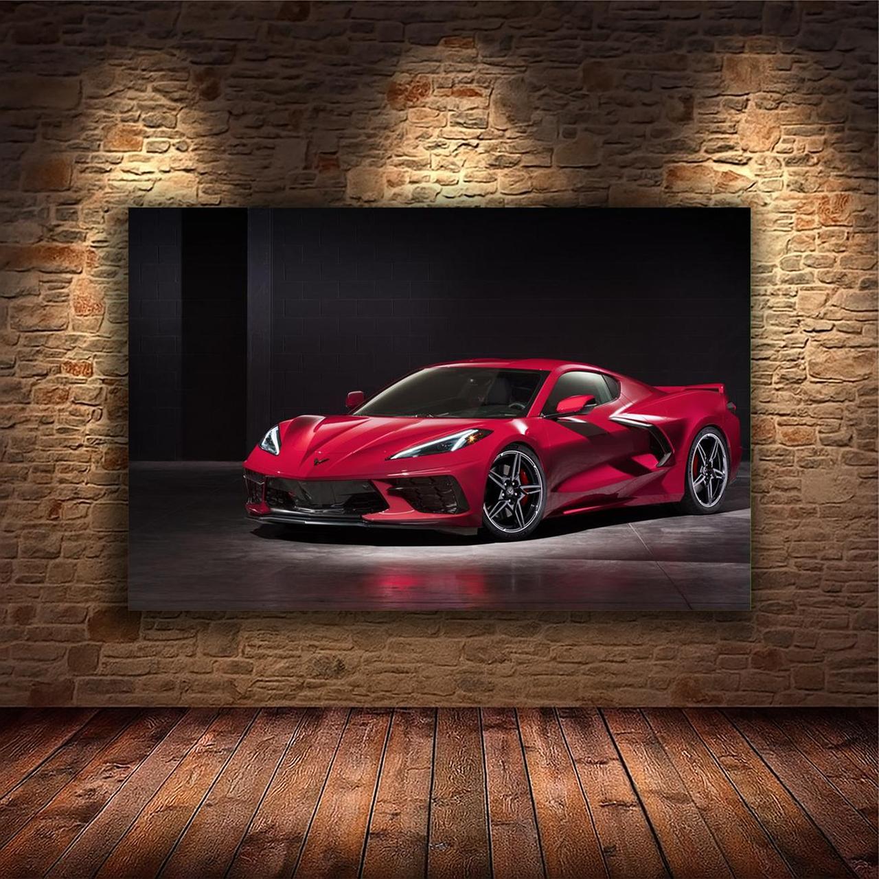 Картина на холсте Спортивный автомобиль 35x55 см (M157)