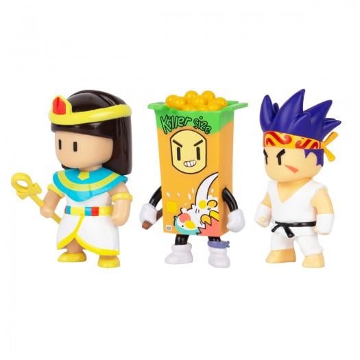 Набор фигурок Stumble Guys Сэнсэй Файерфист/Клеопатра/Киллер (26433836)