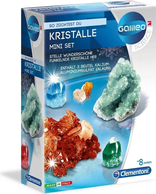 Набор для выращивания кристаллов Clementoni Galileo Science Kristalle Mini Set от 8 лет (SKU-276)
