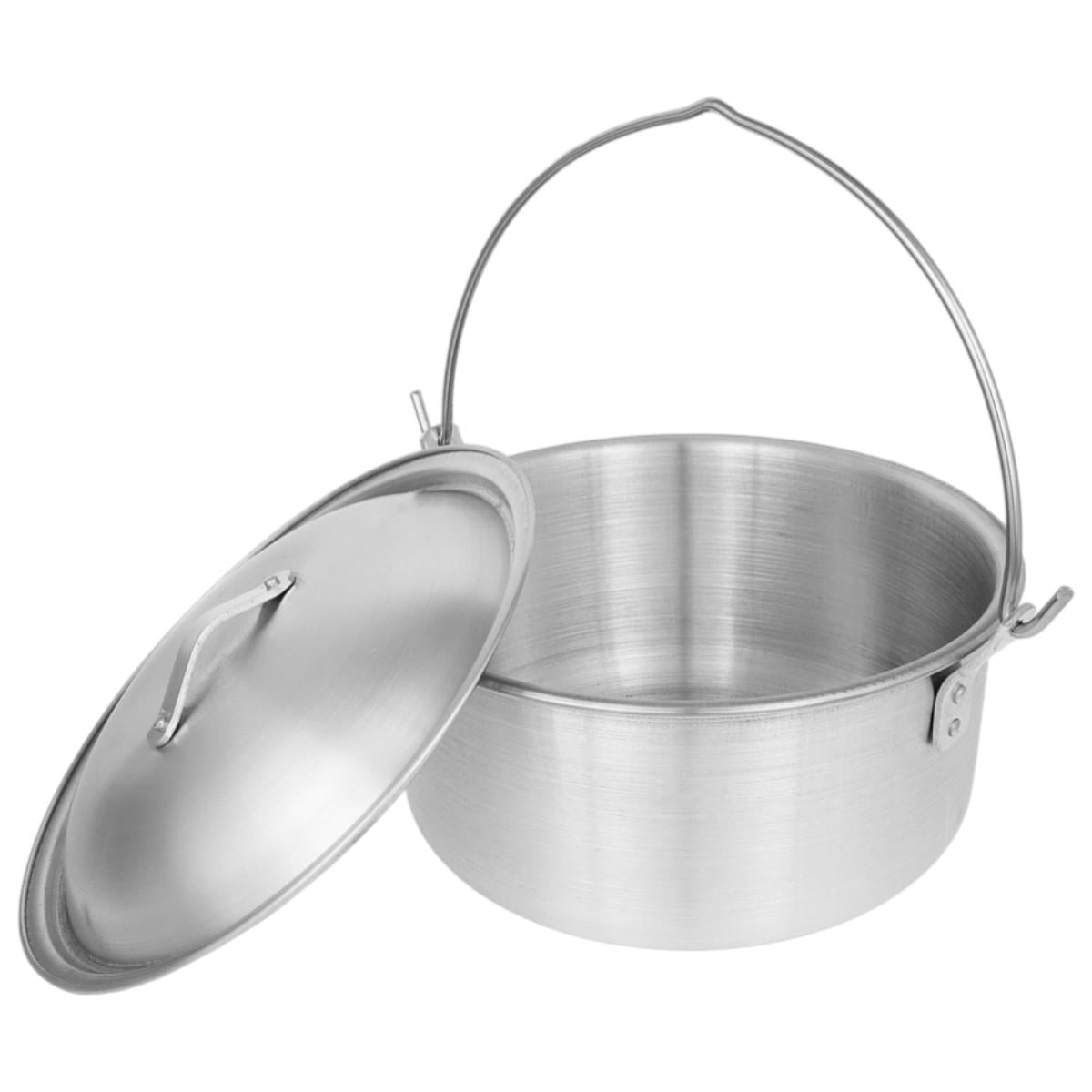 Казан походный рыбацкий алюминиевый Camping Cauldron с дужкой и крышкой 3 л (R93629-23.5)