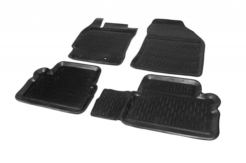 Автоковрики Niken для Toyota Corolla X E140/150 2006-2012 г. 4 шт. Черный (1238756218)