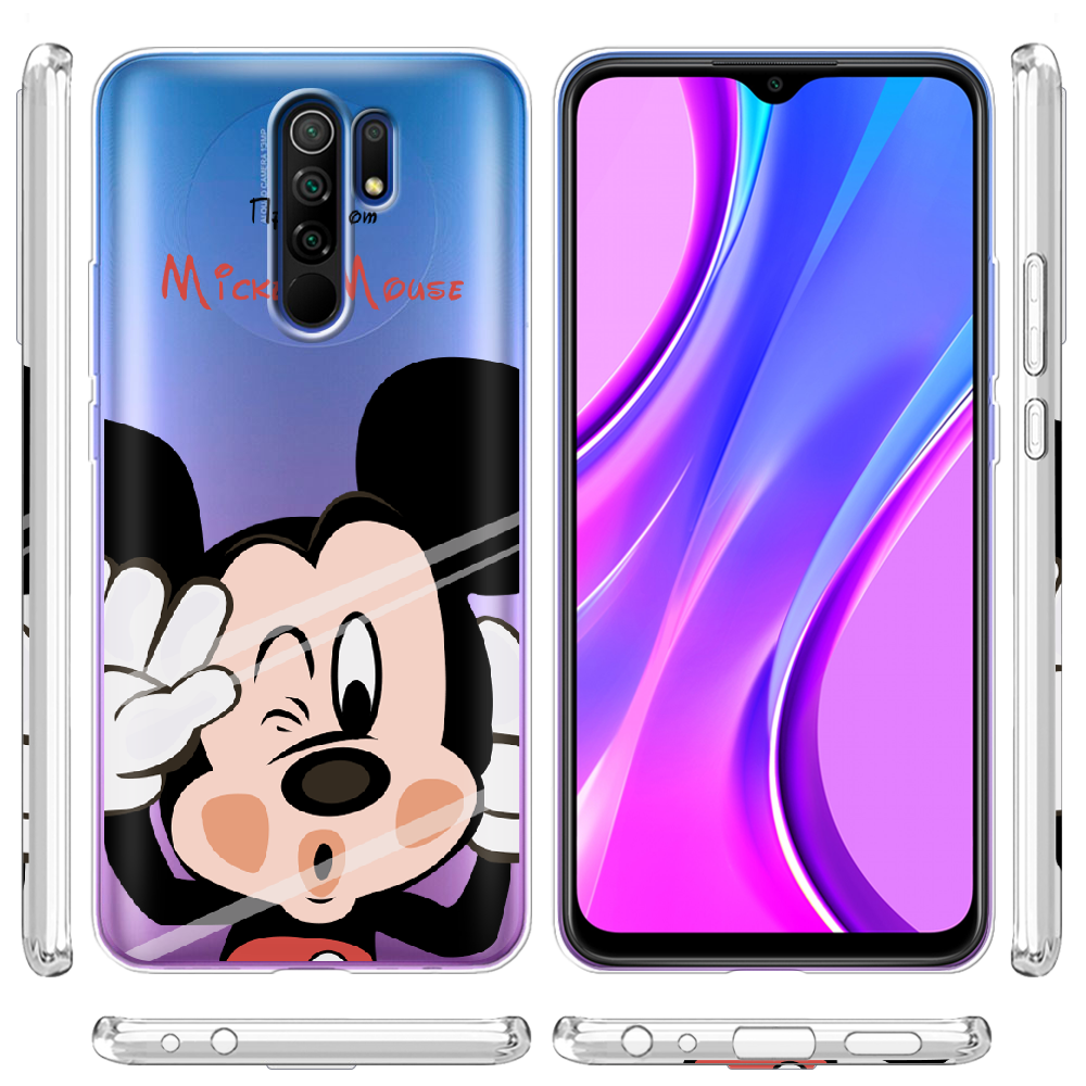 Чохол Boxface Xiaomi Redmi 9 Mister M Прозорий силікон (40233-cc58-40233) - фото 3