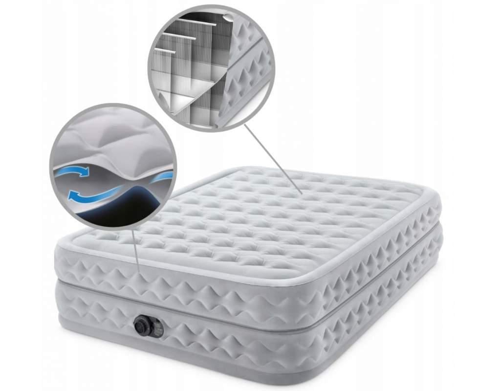 Матрас надувной двухместный Intex 152 х 203 х 51 см со встроенным насосом (64490) - фото 6 Матрас надувной двухместный Intex 152 х 203 х 51 см со встроенным насосом (64490) - фото 6