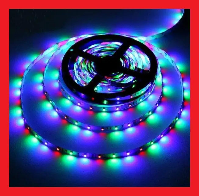 Лента LED 3528 RGB комплект 4,5м Разноцветный - фото 4