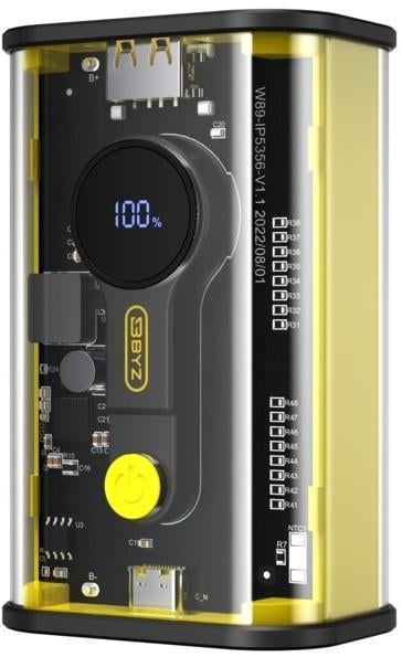 Повербанк УМБ BYZ W89 10000 mAh 22,5 W Yellow (BYZ-W89-Y)