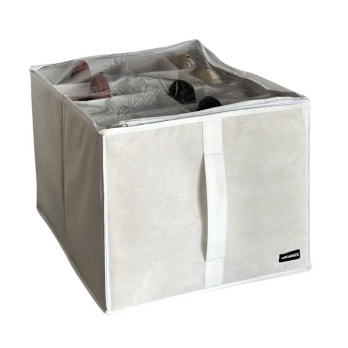 Органайзер для обуви на 8 пар до 44 размера Белый (Wh-O-8)