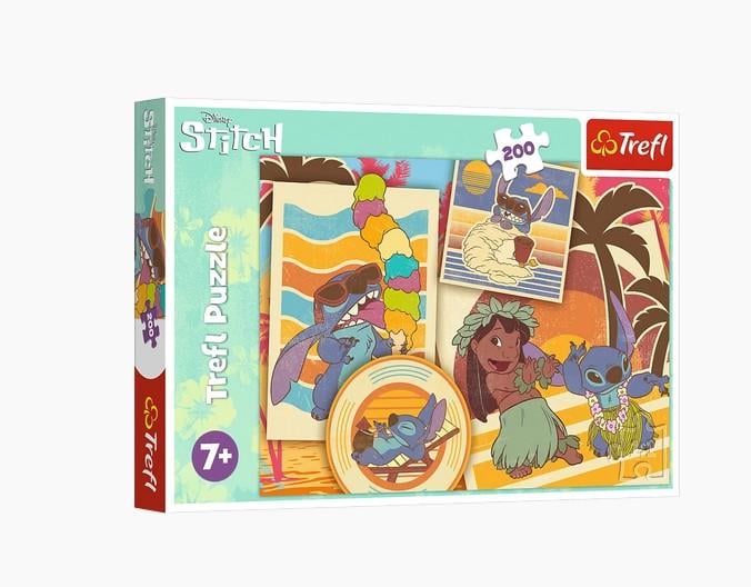 Пазлы Trefl Музыкальный мир Лило и Стич 13304 200 элементов в коробке (5900511133042)