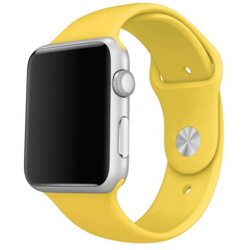 Ремінець GoVern Sport Band для Apple Watch 42/44/45/49 мм S/M Yellow - фото 1