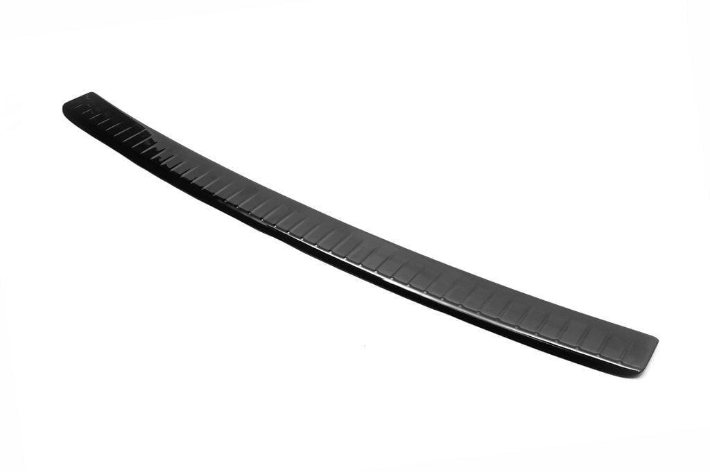 Накладка на задний бампер с загибом для Volkswagen T5 Multivan 2003-2010 года ABS-пластик