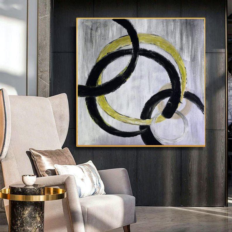 Картина на холсте ArtSale Абстракция 70х70 см abst0011