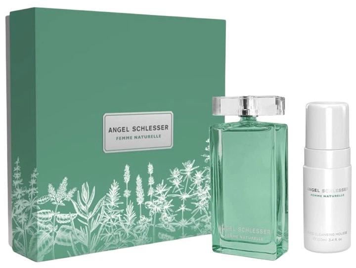 Подарочный набор для женщин Angel Schlesser Femme Naturelle туалетная вода 100 мл/очищающий мусс для тела 100 мл (401904)