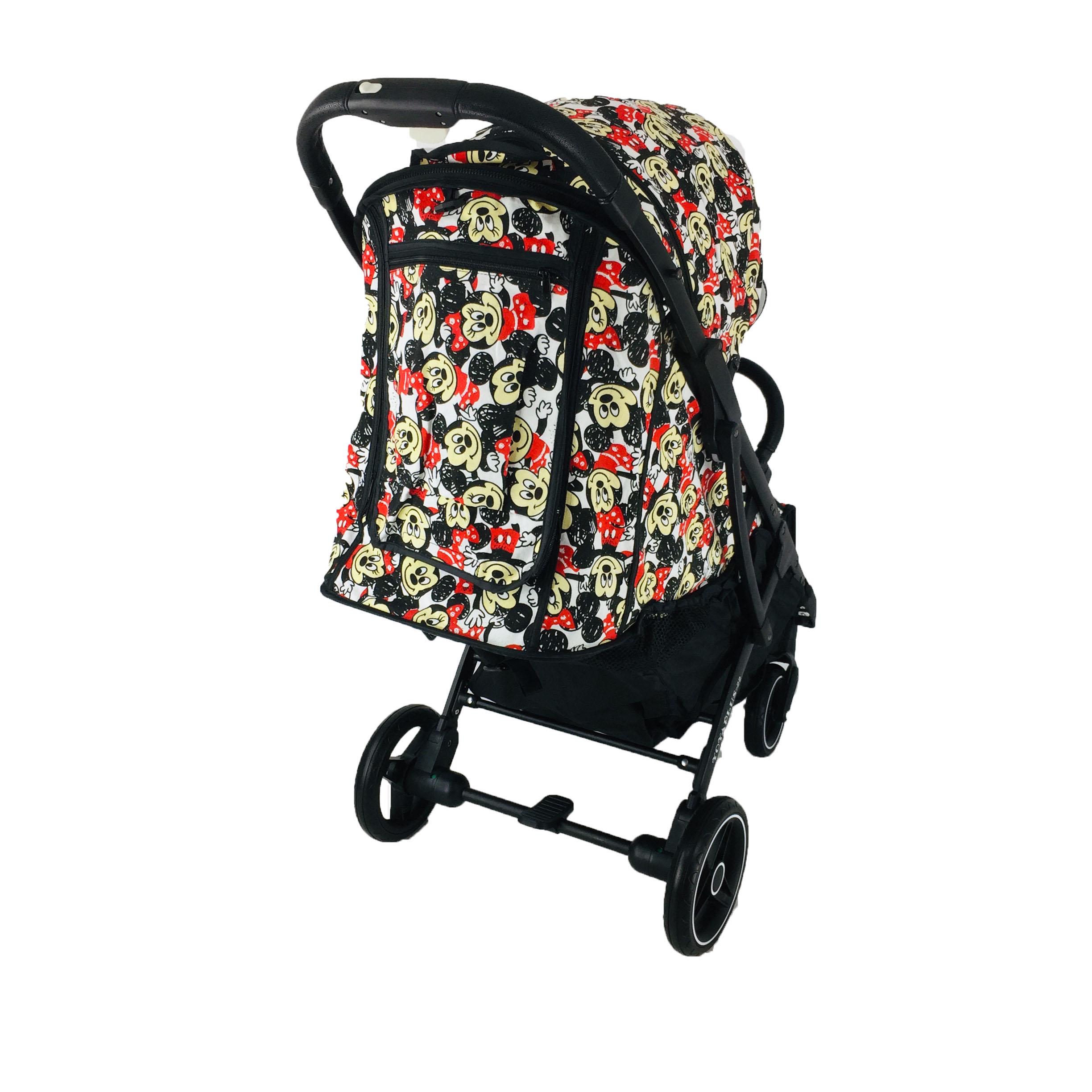 Коляска Yoya Plus Pro-22 Disney minni на чорній рамі Червоно-чорний (01125020118) - фото 8 Коляска Yoya Plus Pro-22 Disney minni на чорній рамі Червоно-чорний (01125020118) - фото 8