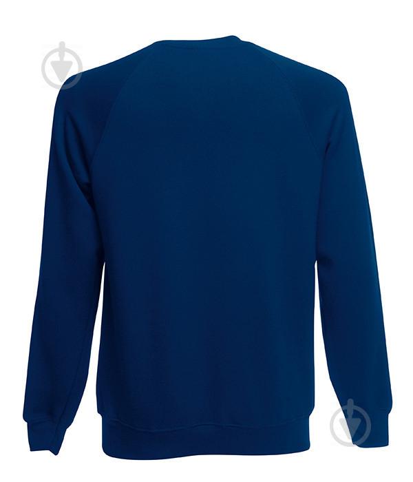 Світшот Fruit of the Loom Classic raglan sweat S Темно-Синій (062216032S) - фото 2