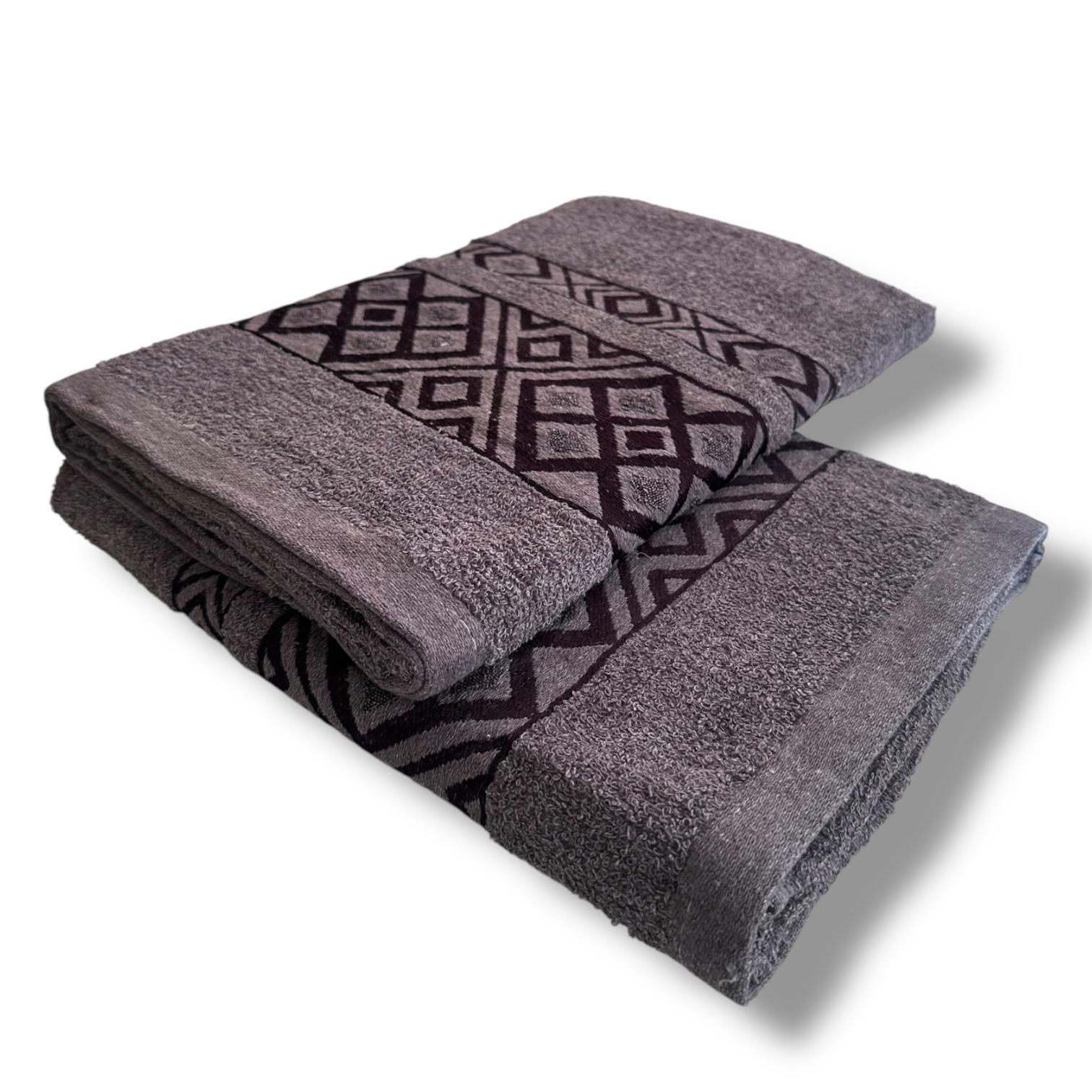 Полотенце махровое Malloory Home 70x140 см Темно-серый (6726-3) - фото 2 Полотенце махровое Malloory Home 70x140 см Темно-серый (6726-3) - фото 2