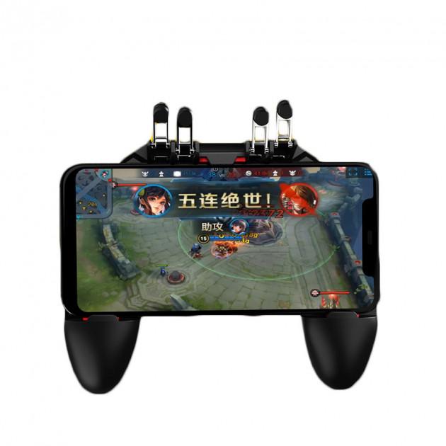 Ігровий контролер Memo AK66 Pubg Mobile Controller тригер для смартфону Чорний (SUN4272) - фото 3