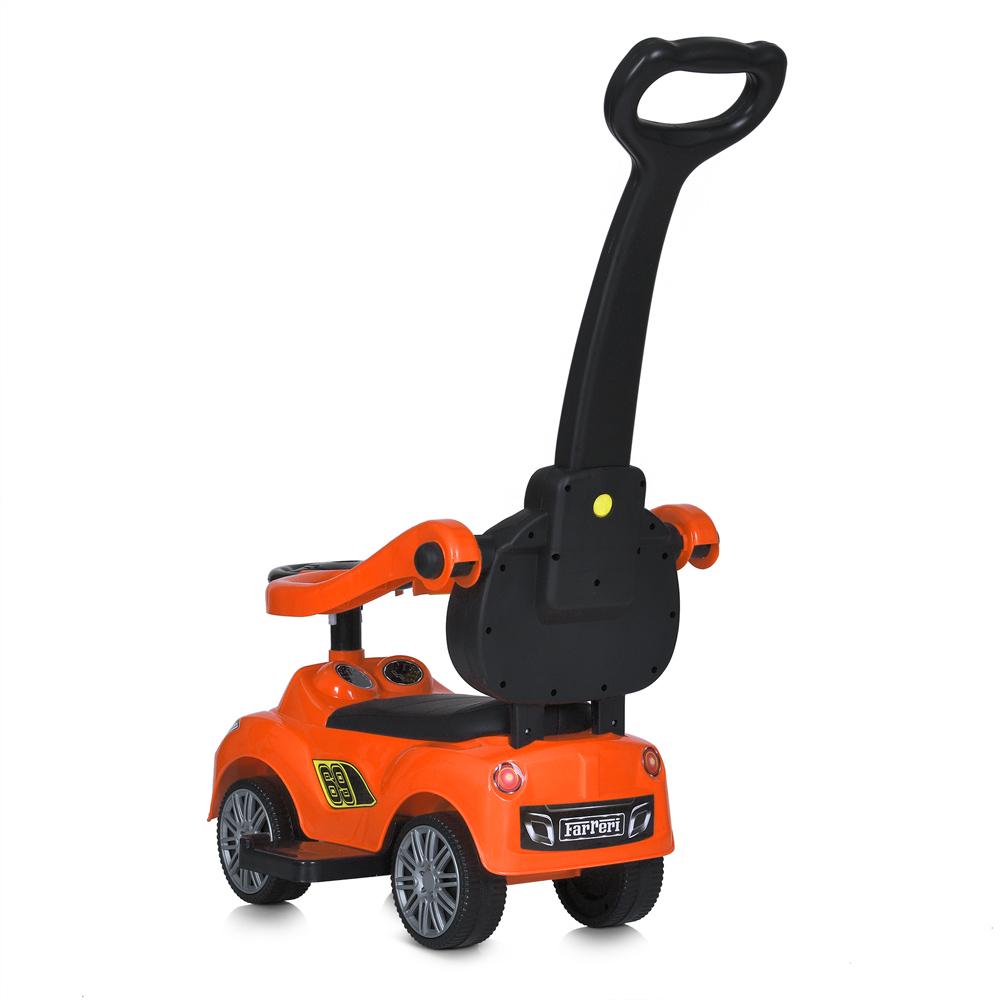 Детская каталка-толокар Bambi Racer M 5728L 2в1 Оранжевый (24441672) - фото 2