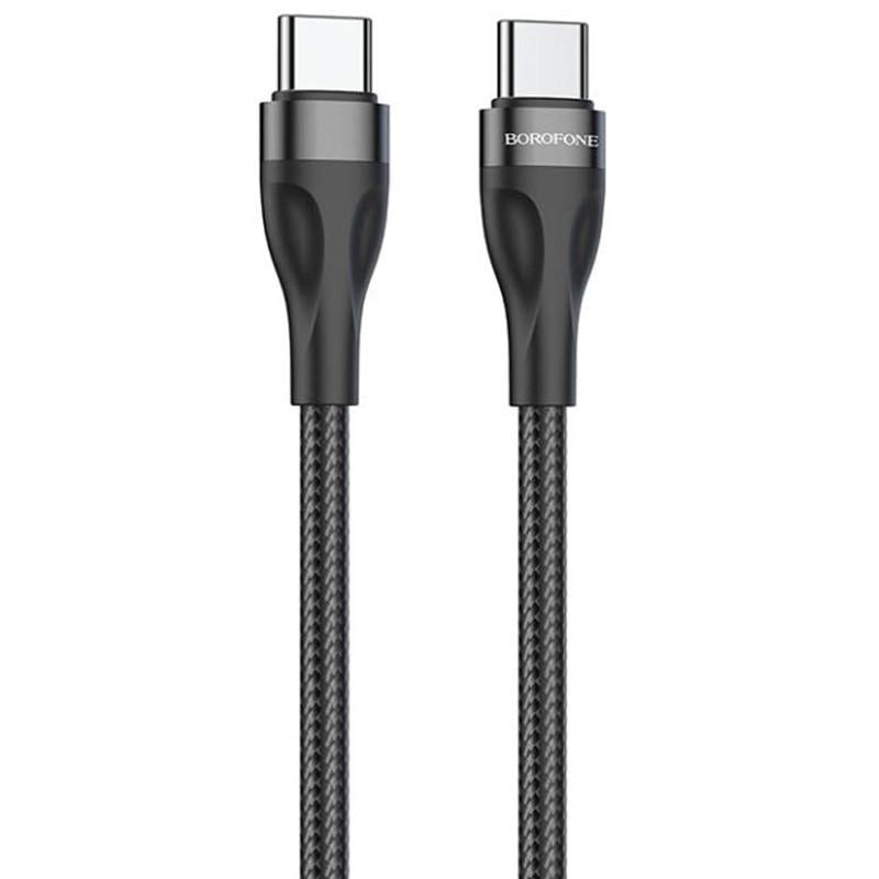 Дата-кабель Borofone BX61 Source 60W Type-C to Type-C 1 м Black (00000064395_1)