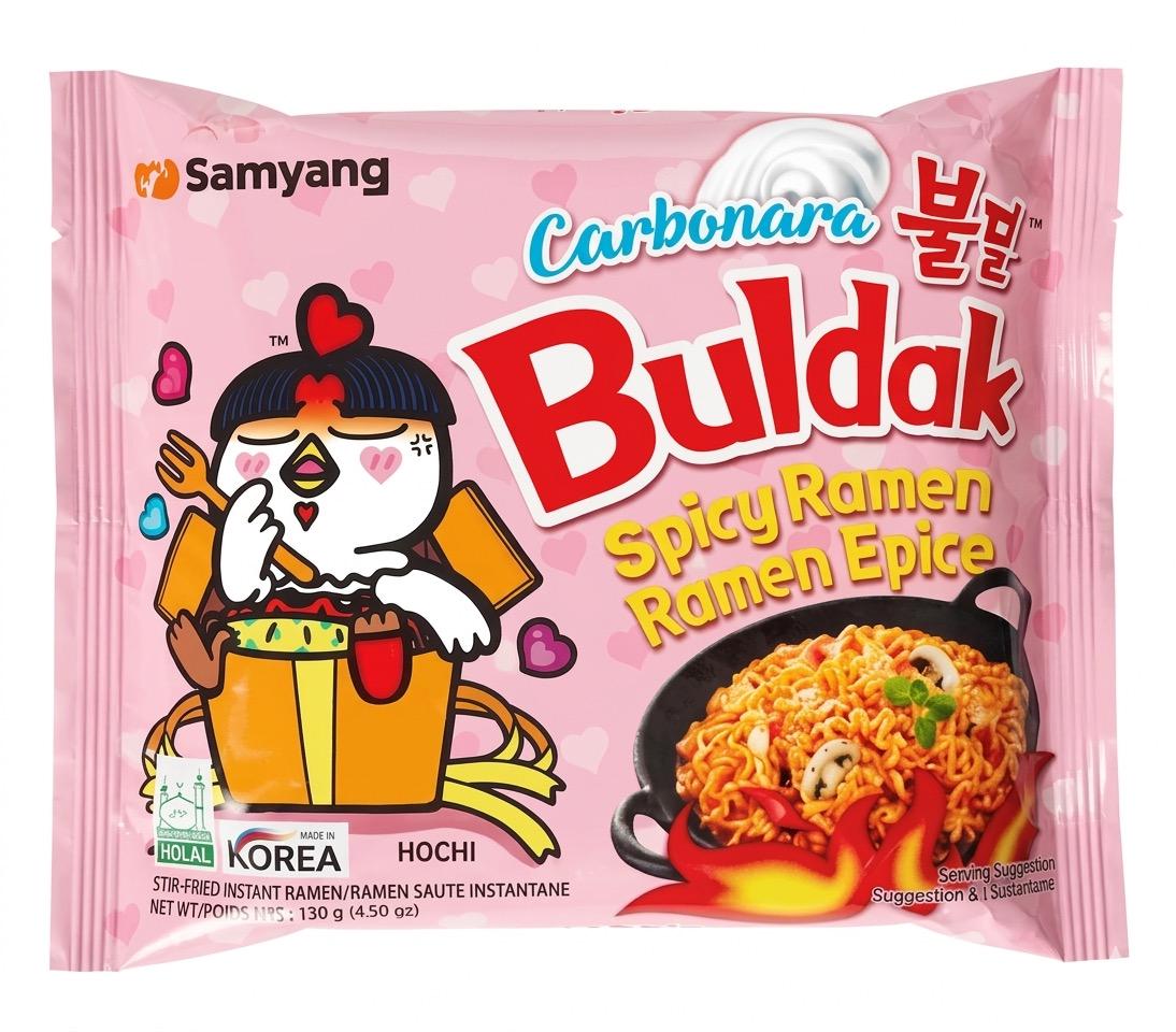 Локшина швидкого приготування Samyang Бульдак Карбонара Рамен дуже гостра 130 г (33803138)