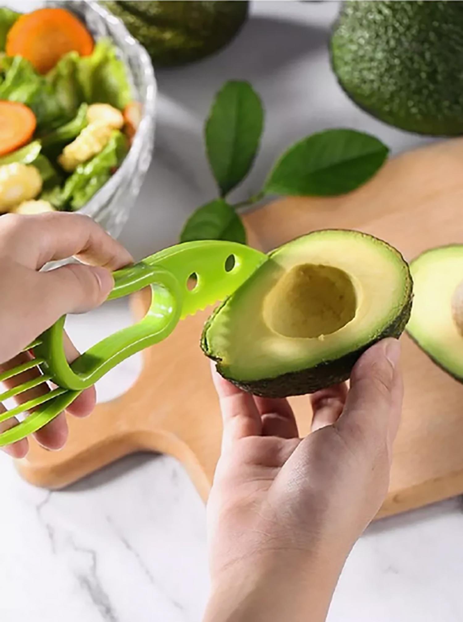 Кухонний ніж-слайсер двосторонній для чищення та нарізування авокадо та фруктів (26652857) - фото 7 Кухонний ніж-слайсер двосторонній для чищення та нарізування авокадо та фруктів (26652857) - фото 7