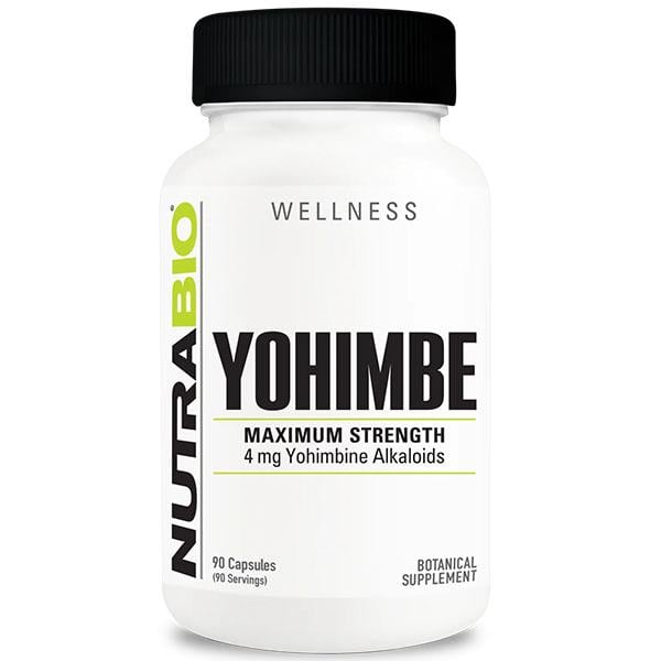 Йохимбе NutraBio Yohimbe Maximum Strenght 4 мг 90 капс. (000027252)