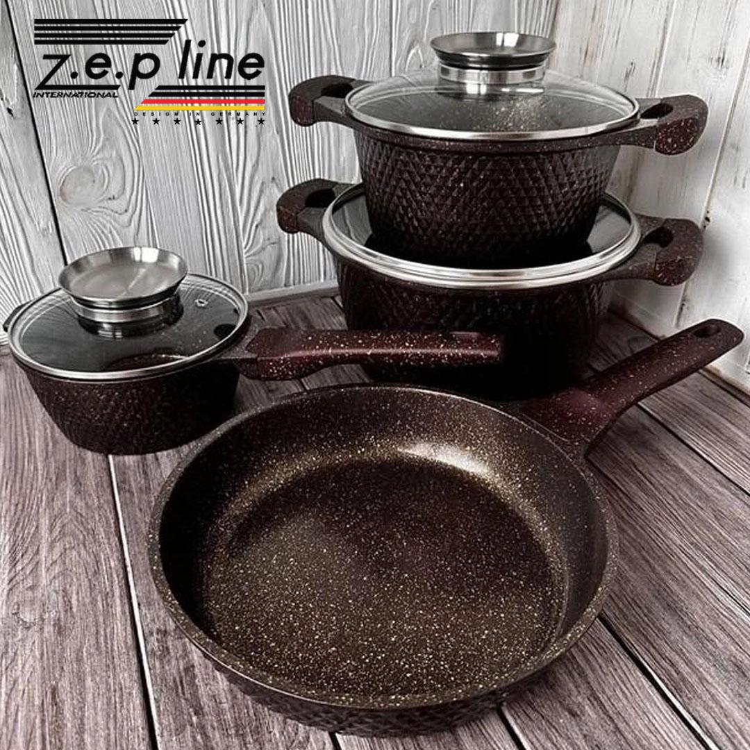 Набор кастрюль Higher Kitchen НК 315 с антипригарным гранитным покрытием 7 предметов - фото 5 Набор кастрюль Higher Kitchen НК 315 с антипригарным гранитным покрытием 7 предметов - фото 5