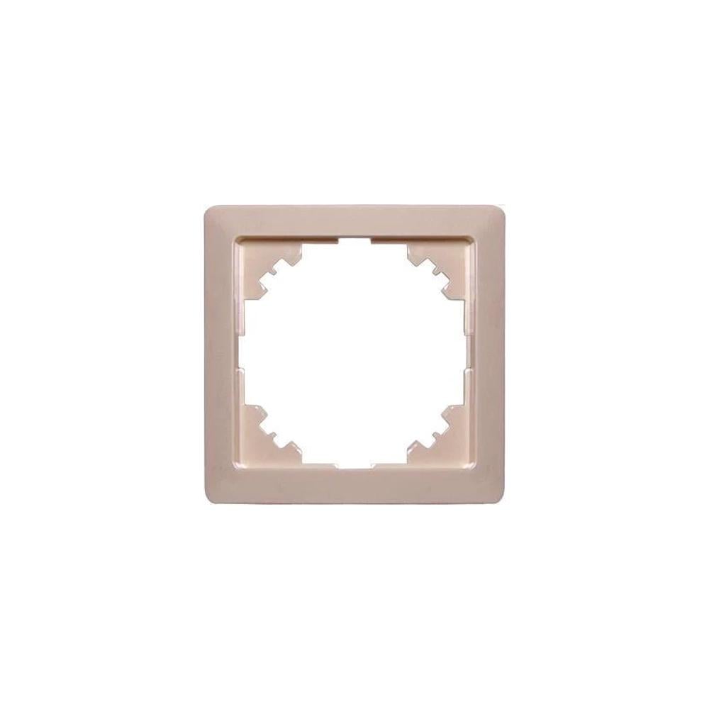 Рамка 1-постова E.NEXT e.lux.10024L.1.fr.ivory 81х81х9,5 мм Слонова кістка (ins0040046)