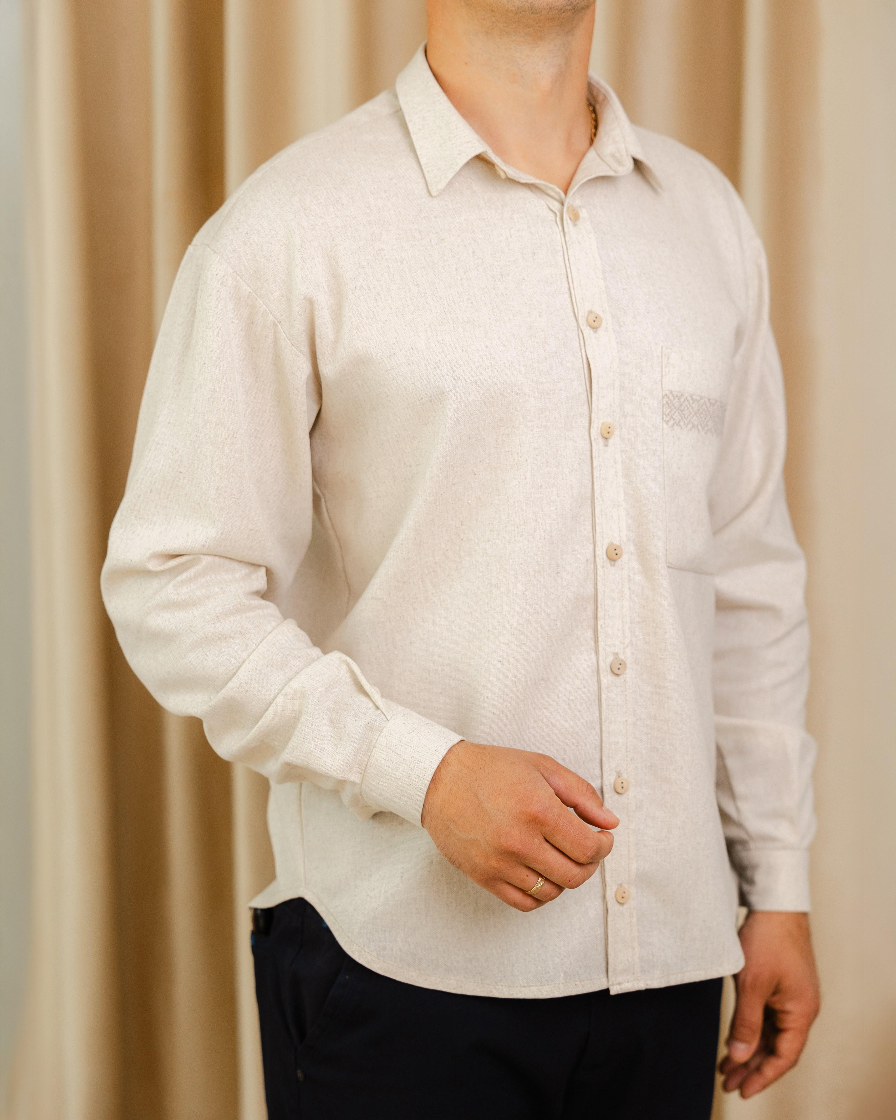 Рубашка мужская Меридиан с вышивкой 2XL (0002228-XXL) - фото 7 Рубашка мужская Меридиан с вышивкой 2XL (0002228-XXL) - фото 7