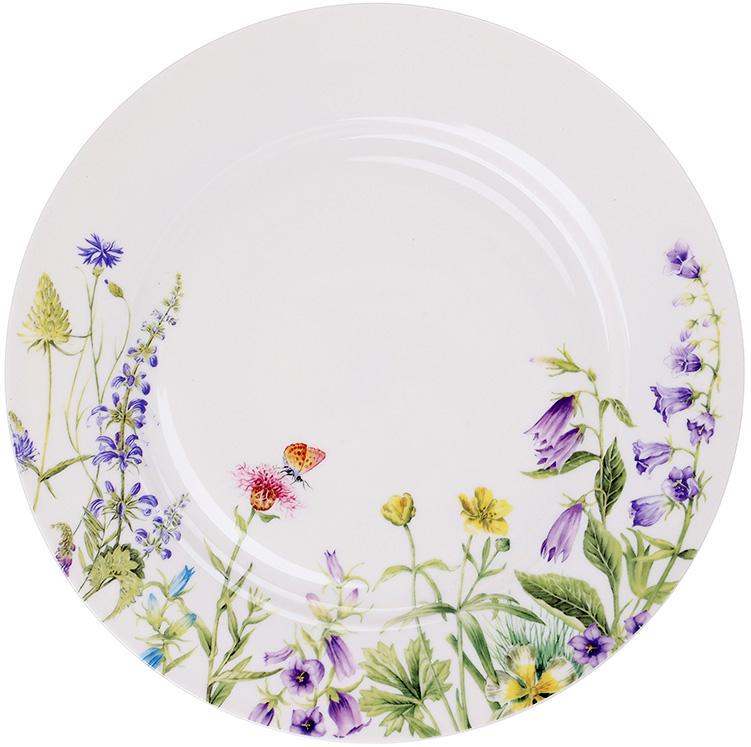 Набор тарелок фарфоровых обеденных Floral 6 шт. 27 см