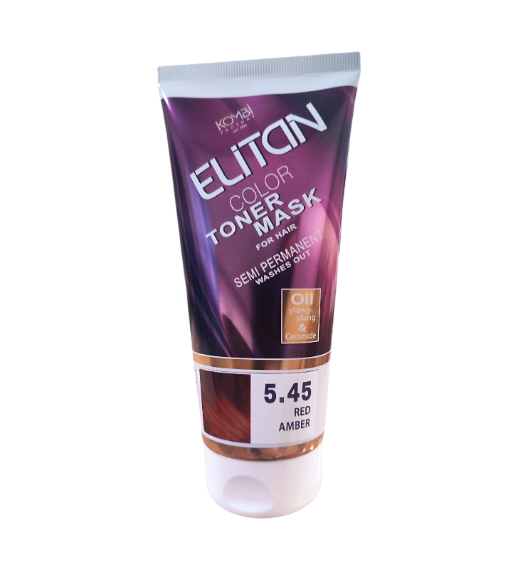 Маска тонирующая ELITAN 5,45 красный янтарь 150 мл