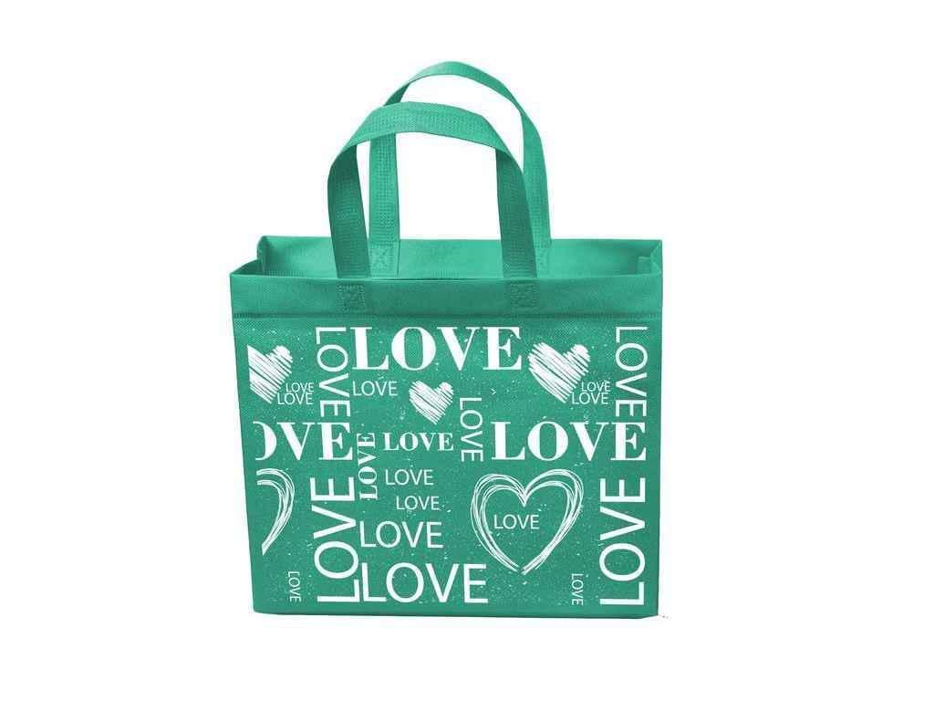 Эко сумка BOX 01 mini LOVE с замком 320х270х100 мм (550620)