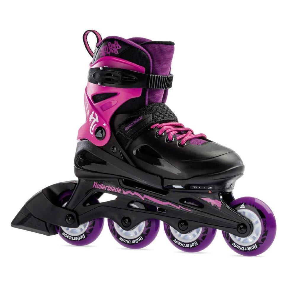 Ролики детские Rollerblade Fury G р. 29-33 Черный/Розовый