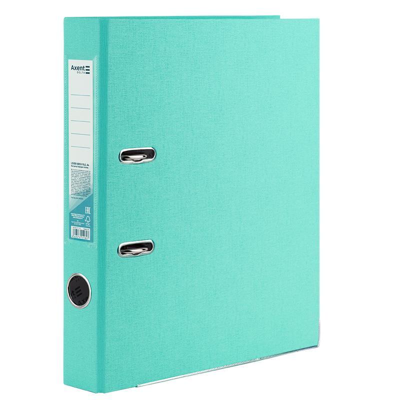 Папка-регистратор Axent Delta Pastelini односторонняя A4 50 мм Мятный (D1713-18C)