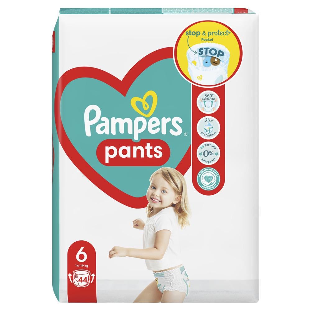 Подгузники-трусики детские Pampers Giant р. 6 13-19 кг 44 шт. (НФ-00009865)