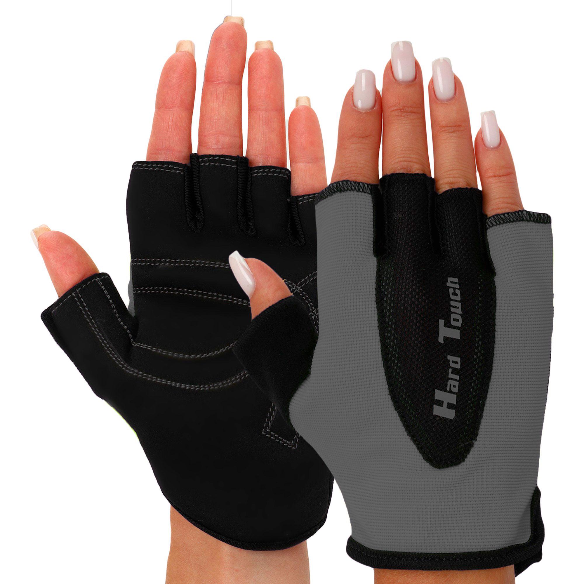 Перчатки для фитнеса и тренировок Hard Touch BC-8092 L Серый