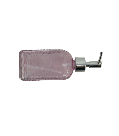 Дозатор Stenson Color для мыла стеклянный корпус 330 мл Розовый (624721) - фото 4