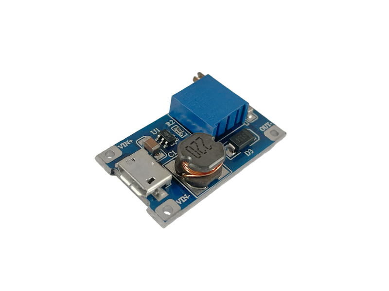 Преобразователь напряжения повышающий MT3608 DC-DC 2А 28В (5898)