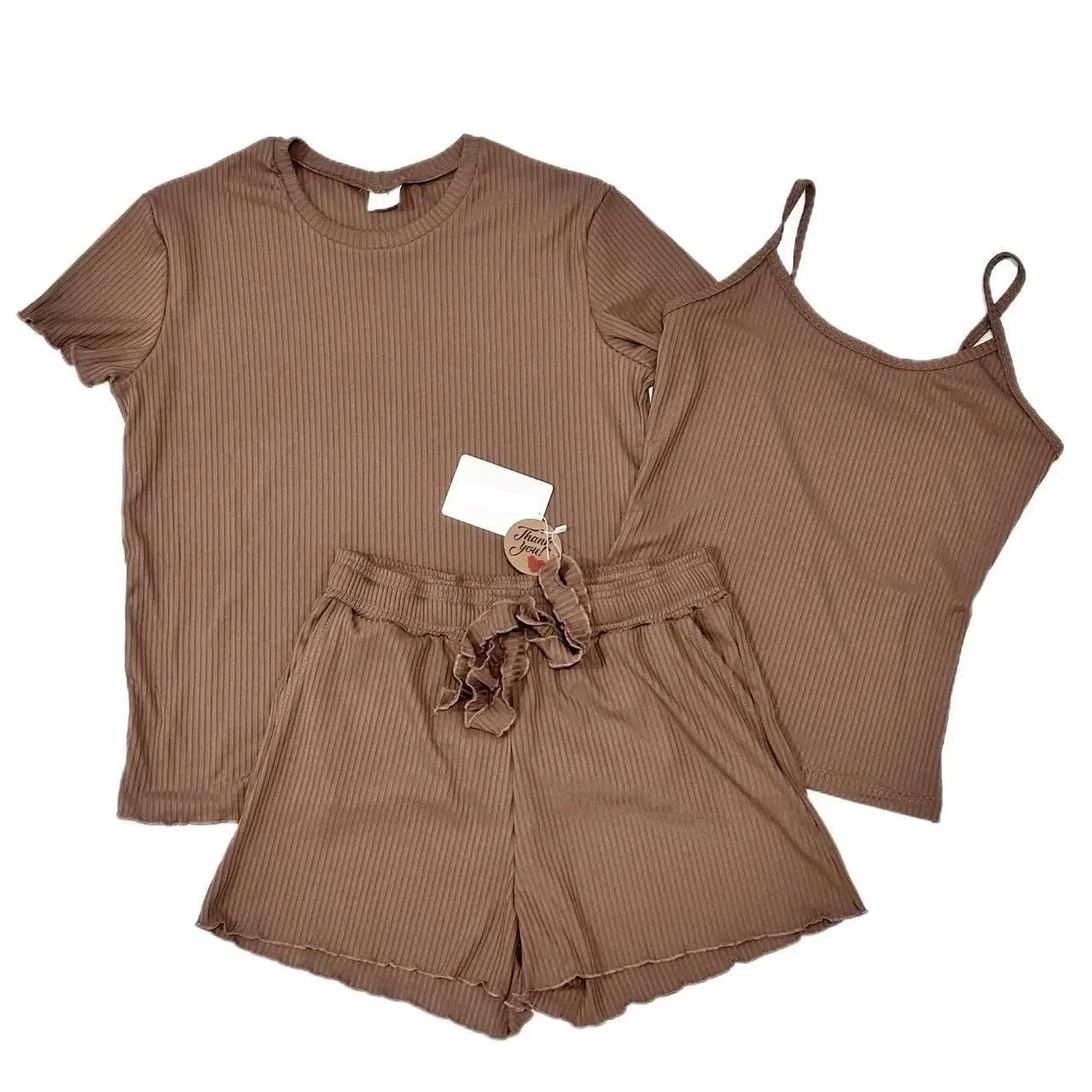 Пижама женская S Коричневый (П4К-al-rub-25-005) Пижама женская S Коричневый (П4К-al-rub-25-005)