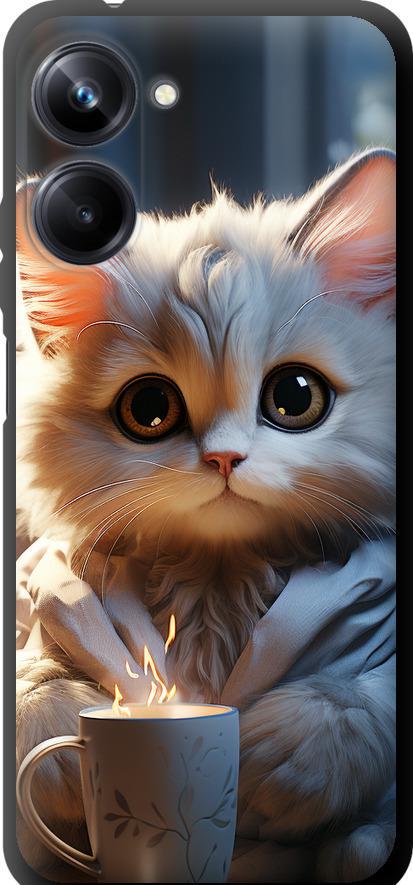 Чехол на Realme 10 Pro White cat (5646b-2945-42517)