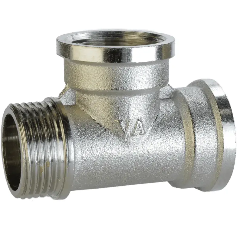 Тройник никелированный VA А0254Анк 3/4″ВР х 3/4″ВР х 3/4″УР штампованный (GSR-000025778) Тройник никелированный VA А0254Анк 3/4″ВР х 3/4″ВР х 3/4″УР штампованный (GSR-000025778)