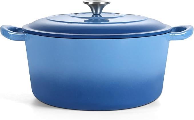 Жаровня эмалированная чугунная TeamFar 6,6 л