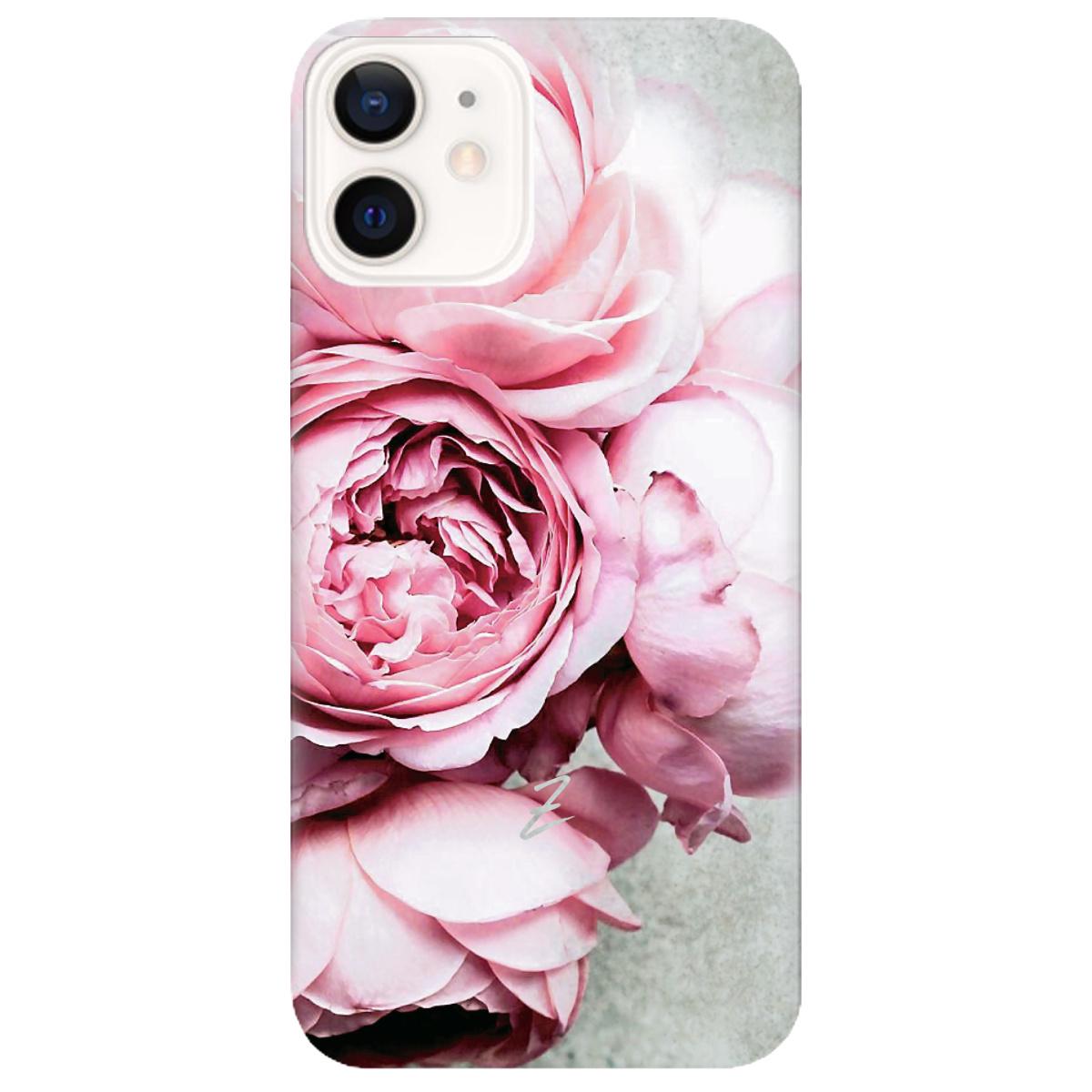 Силіконовий чохол Zorrov для Apple iPhone 12 - Peony (14070040140087070)