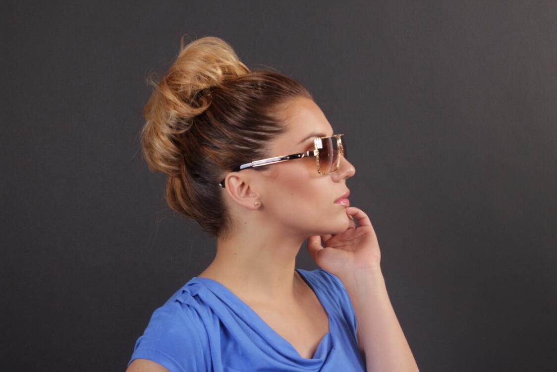 Очки женские солнцезащитные Langtemeng 5885s-192 (o4ki-5031) - фото 8